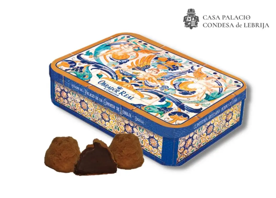 Lata 200 gr. Trufas de Chocolate Arte Cermico