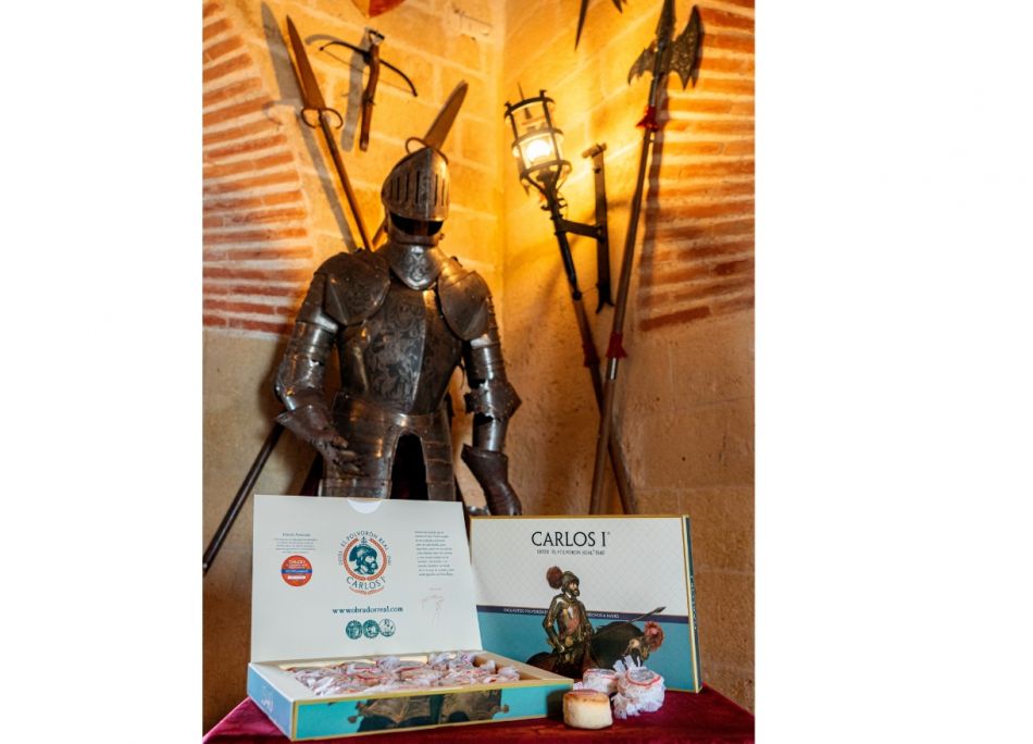 Estuche 390 gr Polvorones Carlos I