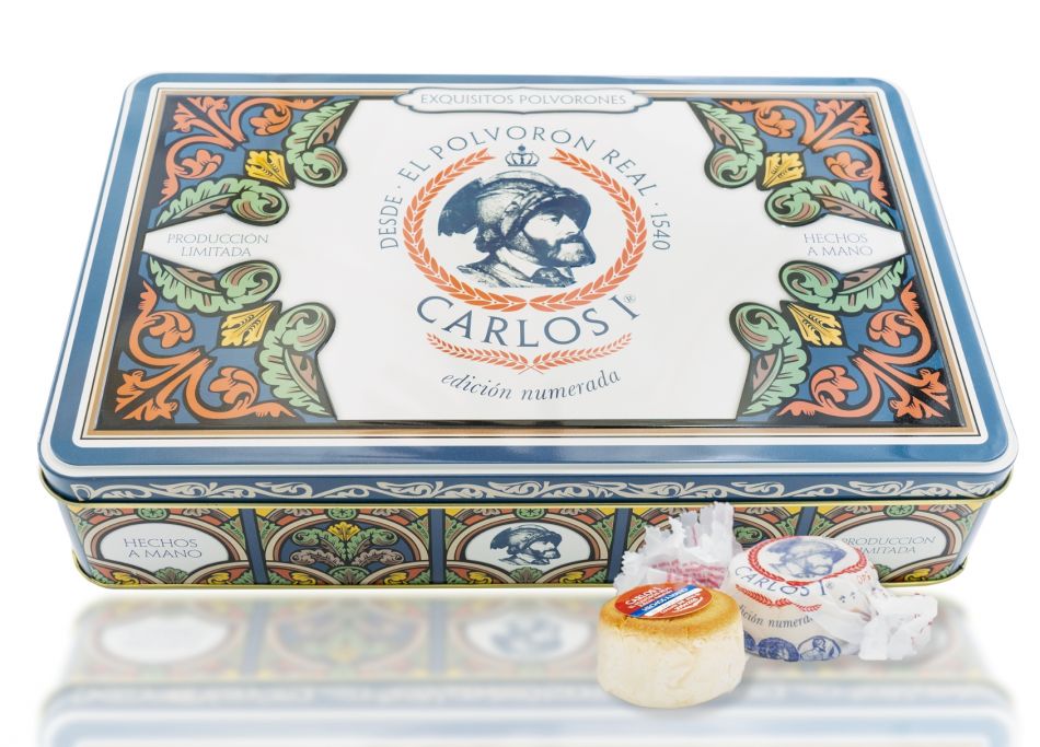 Lata 1,1 kg Polvorones Carlos I Original