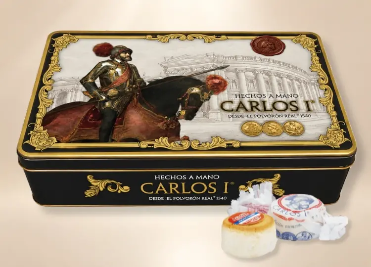 Lata 1,1 kg Polvorones Carlos I Original