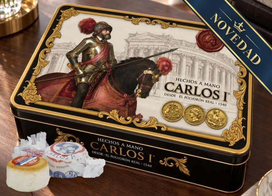 Lata 1,1 kg Polvorones Carlos I Original