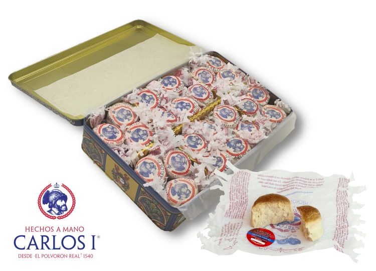 Lata 1,1 kg Polvorones Carlos I Original
