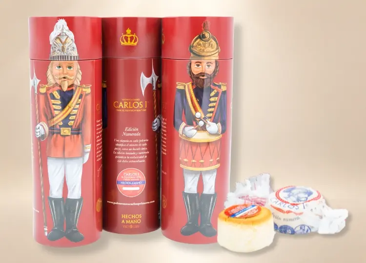 Lata 280 gr Polvorones Carlos I Original Edici�n Guardia Real