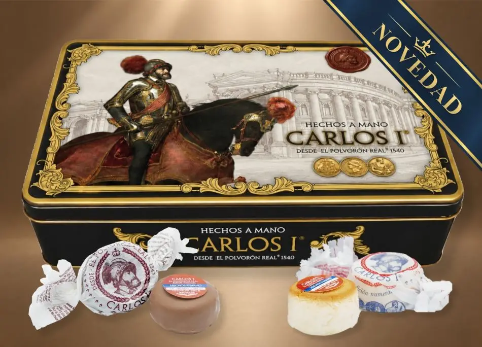 Lata Surtida 1,1 kg Polvorones Carlos I (Original y Ba�ados)