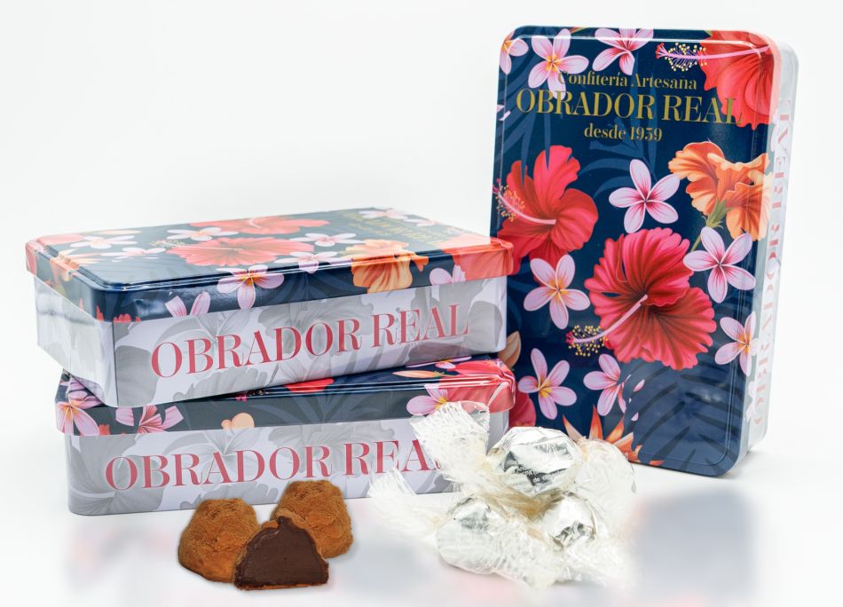 Lata 200 gr. Trufas de Chocolate Flores del Lejano Oriente