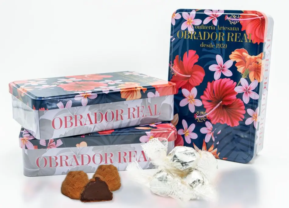 Lata 200 gr. Trufas de Chocolate Flores del Lejano Oriente