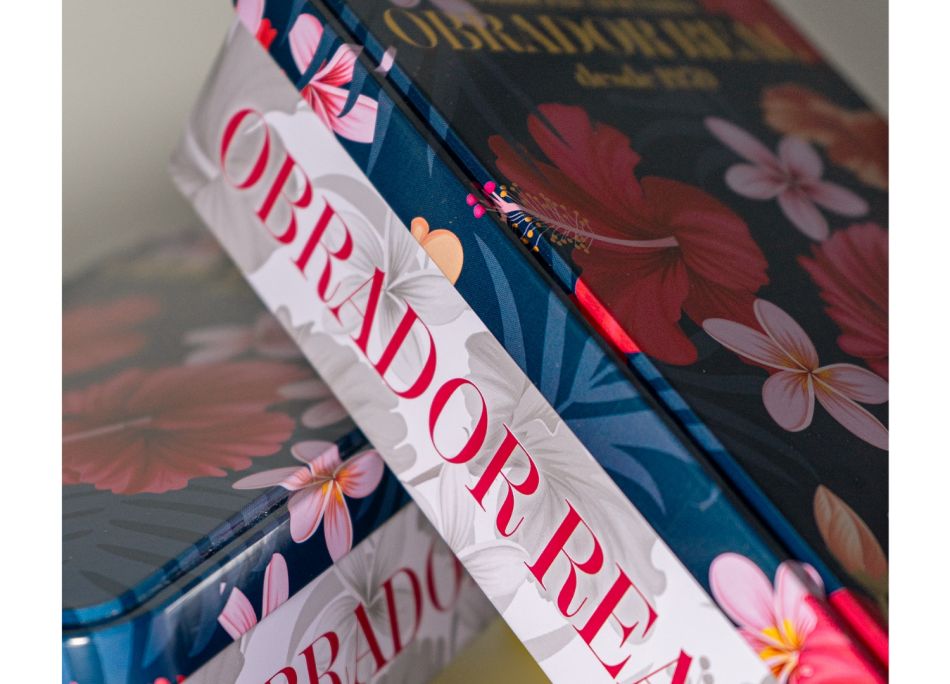 Lata 200 gr. Trufas de Chocolate Flores del Lejano Oriente