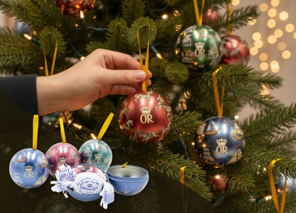 Pack 3 Bolas de Navidad Mantecadito y Polvoroncito