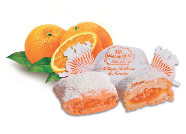 Milhojas Artesanas rellenas de Naranja