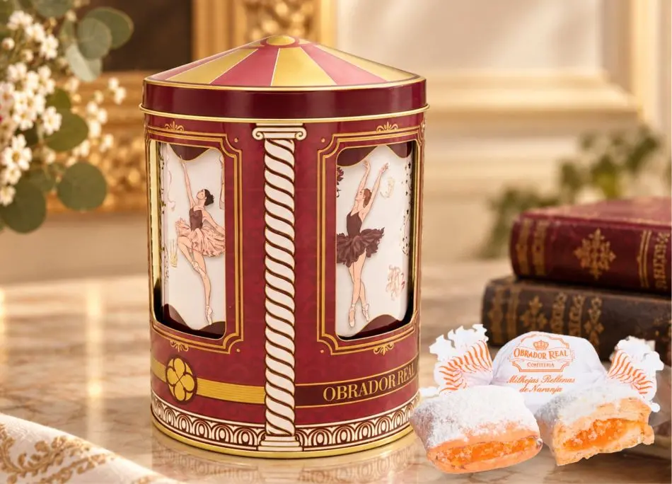 Carrusel Bailarinas 160 gr. Milhojas de Naranja