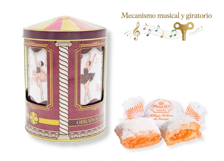 Carrusel Bailarinas 160 gr. Milhojas de Naranja