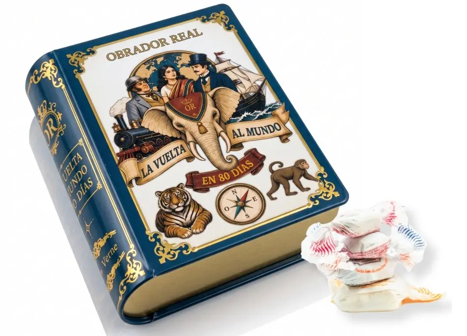 Lata Libro Surtida 450 gr. La Vuelta al Mundo en 80 d�as