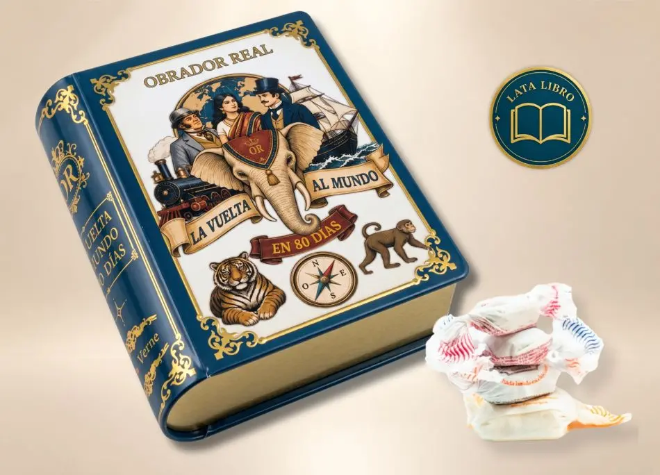 Lata Libro Surtida 450 gr. La Vuelta al Mundo en 80 d�as