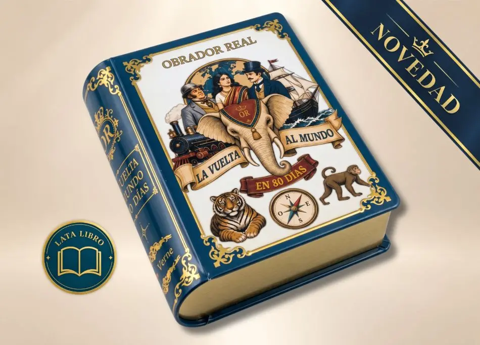 Lata Libro Surtida 450 gr. La Vuelta al Mundo en 80 d�as