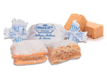 Milhojas Artesanas rellenas de Turrn