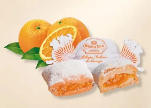 Milhojas Artesanas rellenas de Naranja
