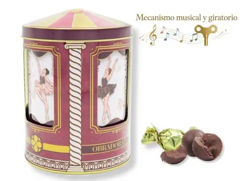 Carrusel Bailarinas 160 gr. Bombones de Avellana