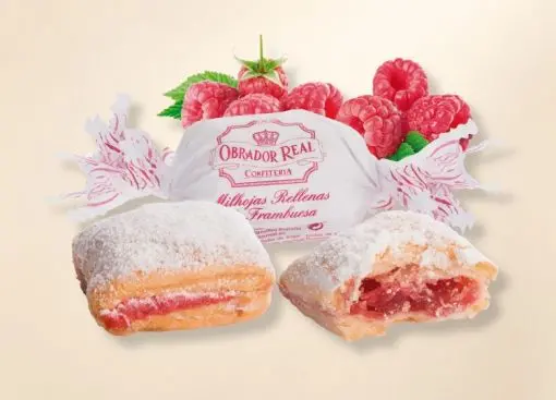 Milhojas Artesanas rellenas de Frambuesa